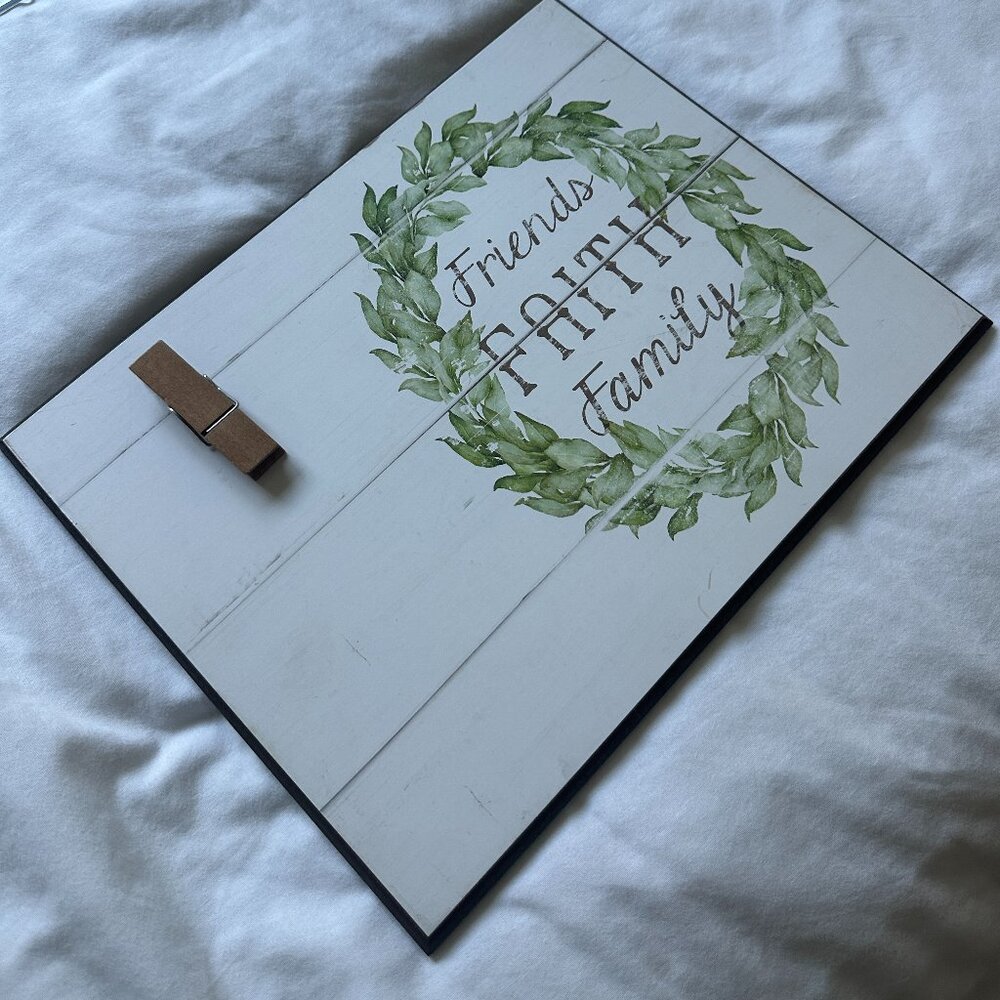 Faith Family Friends Photo Frame